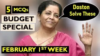 5 MCQs on Budget 2020 (to make you think more for Prelims)