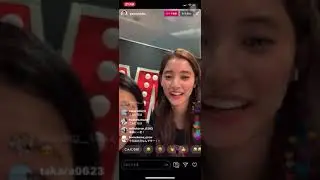 10月17日  新木優子　インスタライブ