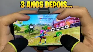 PRIMEIRA PARTIDA DEPOIS DE 3 ANOS SEM JOGAR NO GALAXY S9 - AINDA RODA? FREE FIRE HANDCAM