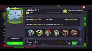 8 ball  pool trickshot on the best account