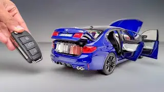 BMW M5 1/18 scale diecast Model car with Car key Unboxing #carlover #diecastcars