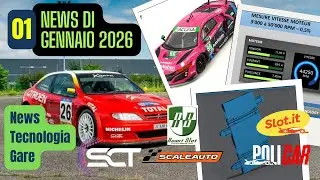 Slot car news gennaio. Eventi, campionati e news #slotcar #slotcars #slotcarracing