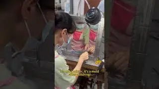 Mirror polishing for one injeciton mold! #moldmaker #moldmaking