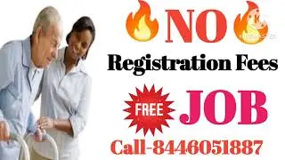 ❌No Registration Fees Free job vacancy in mumbai for Home health Care Services। #homehealthcarejob🔥