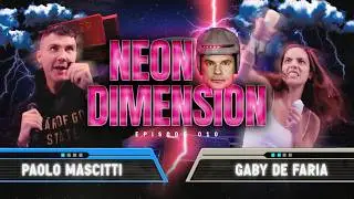 GABY DE FARIA and PAOLO MASCITTI Play Simpsons Arcade, Outrun, and Wii Boxing! | Neon Dimension 010