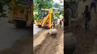 Jcb road side gravel deashing💯💯