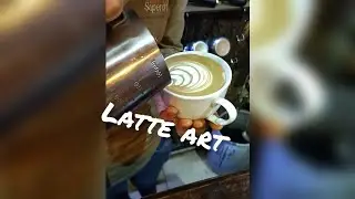 make 2 great latte art 🔥😍 #shorts #shortvideo #latte