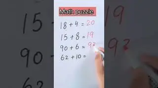 math puzzle | MATH IS FUN | #viral #shorts #youtubeshorts