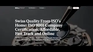 SkillFront ISO 9001 Company Certification: Affordable, Fast Track and Online