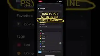 HOW TO PUT MODS ON FRIDAY NIGHT FUNKIN PSYCH ENGINE #fnfmod #fnfios #fridaynightfunkin #fnfiphone