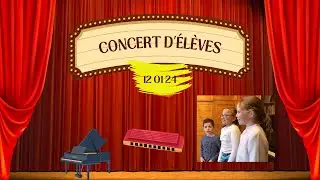 Concert d'Élèves - 21 janvier 2024