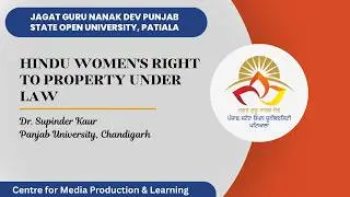 Hindu Women's Right to Property Under Law by Dr. Supinder Kaur