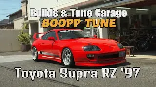 GT7 Build & Tune Garage | Toyota Supra RZ '97 | 800PP Build & Tune (Update 1.63)