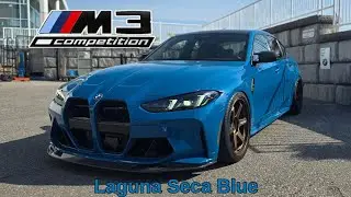 NEW ARRIVAL! Dan and Carmen's 2025 BMW M3 Comp Laguna Seca Blue on Black OEM+++ #bmw #m3 #g80