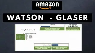 Amazon Watson Glaser Test Answers | Critical Thinking Appraisal Test | Psychometric Test Answers