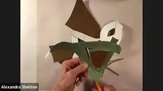 Collage Class with Alexandra Sheldon: Fun & Loose Cut Outs