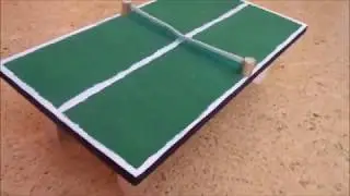 Mini Tischtennisplatte selber bauen