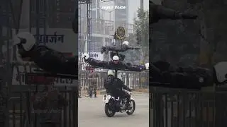 Indian Army Day Parade Rehearsal Jaipur l Indian Army Bike Stunts By Team DareDevils l Jaipur Voice