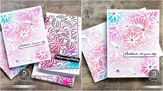 SIZE PROBLEM SOLVING | Floral Background Die Cuts Tutorial from @Cisvolk #Alinacutle&reg; #AlinaCraft