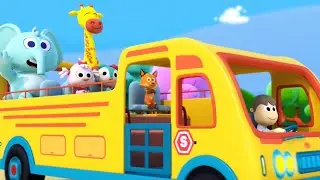 The Wheels On The Bus | Zoo Songs