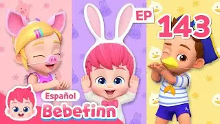 Cinco Animalitos Bailando sin Parar | EP143 | Canciones Infantiles | Bebefinn en espa&ntilde;ol