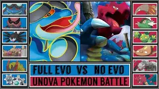 Unova Pokémon Battle: NO EVOLUTION vs FULL EVOLUTION!