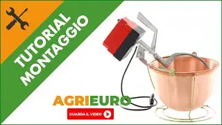 Paiolo in rame elettrico liscio per polenta NuovaFac Cuoca Automatica base tonda 4L - 24W: montaggio