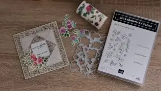 Karte mit Origami Element