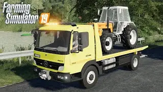 FS19 - DELIVERING a FARM TRACTOR to the new owner - Farming Simulator 2019 ROLEPLAY Mod