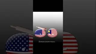 When Malaysia gets angry 😂|| bongo countryball || #countryballs #shorts #edit #memes #usa #malaysia
