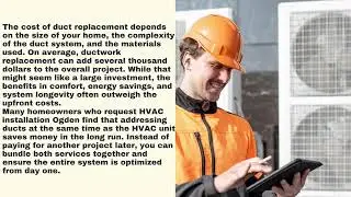 Ogden HVAC - Does HVAC Installation Include Ductwork?