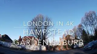 LONDON TOUR IN 4K - HAMPSTEAD GARDEN SUBURB