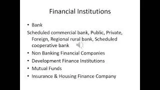 Components of Indian financial system 3 6