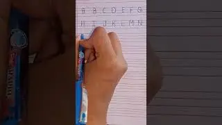 capital letters ABC writing | How to write capital alphabet letters #youtubeshorts