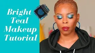 Bright Teal Makeup Tutorial