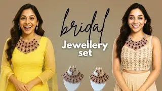 Bridal Jewellery Set | Stunning Ruby-Inspired Necklace for Every Bride
