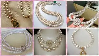 NEW Pearl jewellery collection \ design|| simple lightweight per jewellery video|| #pearl #jewellery