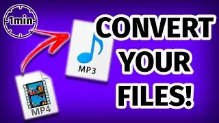 HOW TO CONVERT MP4 FILES TO MP3 in LESS THAN 1 MINUTE! - DIM Tutorials