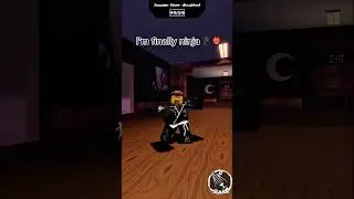 IM FINALLY NINJA👻👻// #roblox #forsaken #robloxforsaken #funnyroblox #robloxmemes