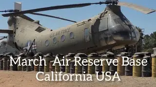 Tour for March Air Reserve Base/March Field Air Museum in Riverside Cal USA. V124. #aircraft #force