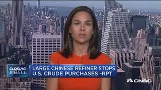Large Chinese refiner stops U.S. crude purchases