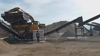 Crushing plant - Impianto di frantumazione e selezione inerte Cave Service