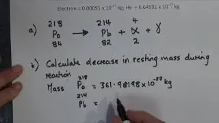 Mass defect & equations