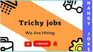 Trichy Jobs Vacancy 2021 | Tamil Nadu Jobs | All India Jobs 2021