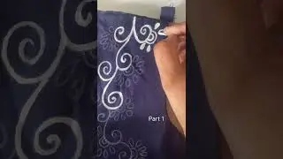 Hand printed fabric kurta #panjabi #viral #trending #art #shortsvideo #youtubeshorts