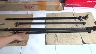 Ganti set tierod suzuki katana long tie rod, drag link, tie rod end