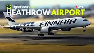 Heathrow Airport Live - STRONG GUSTS - Sunday 7th September 2025