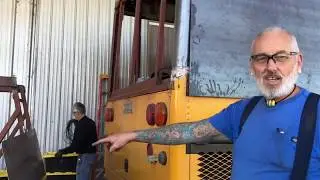 Skinning the Bus - Vlog 19 School Bus Conversion