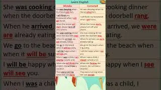 Common Mistakes in Speaking and writing with Conjunction 