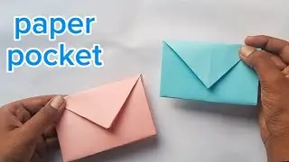 How To Make Paper Pocket |Paper Se Pocket Kaise Banaye #diy #craft #craftideas 